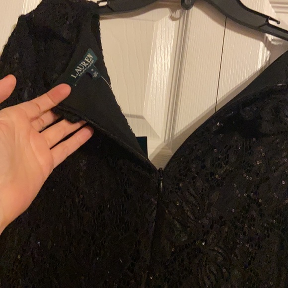 Gorgeous sequin Black cocktail dress with ruffles BRAND NEW, never worn - Picture 3 of 8